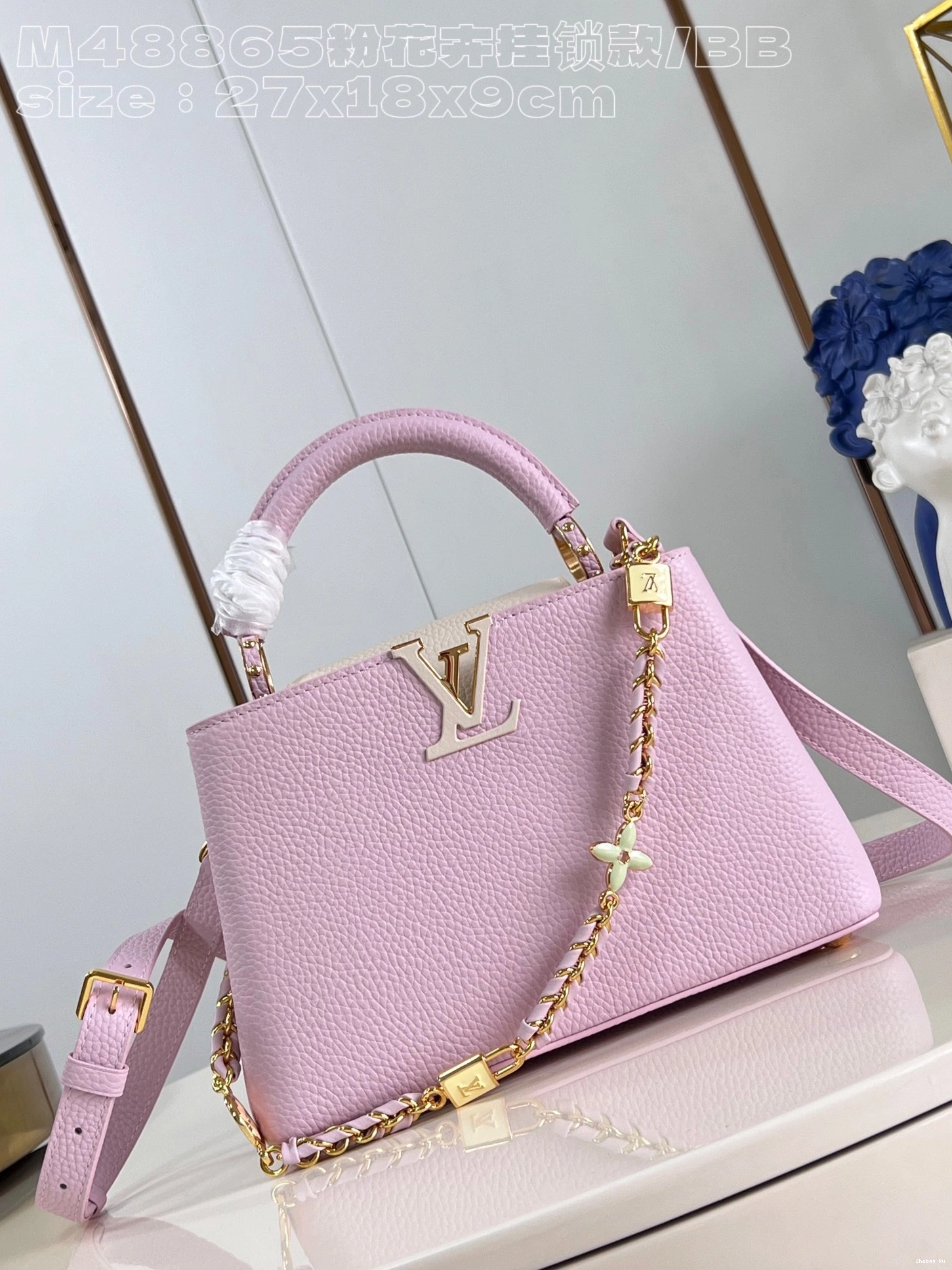BB-27*18*9CM LOUIS VUITTON CAPUCINES 0816